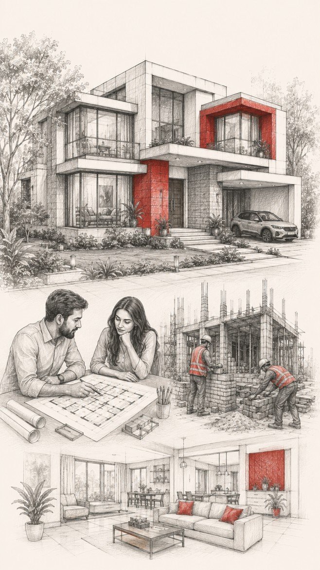 Custom independent home construction