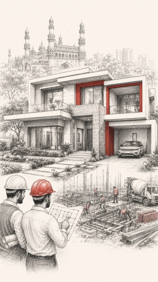 Construction management execution Hyderabad