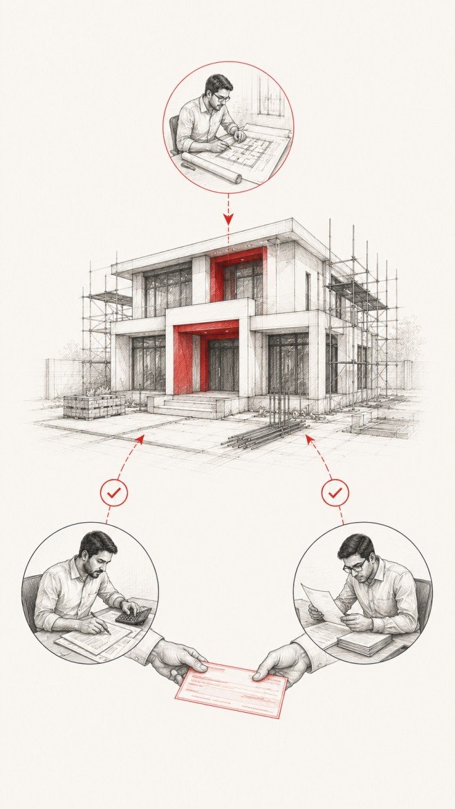 Independent construction verification process in Hyderabad